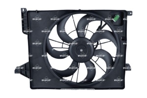 Ventilator radiator (cu carcasa) potrivit KIA SORENTO II, SORENTO II/SUV 2.4/2.4LPG 06.09-12.15 - Img 3