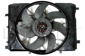 Ventilator radiator (cu carcasa) potrivit MERCEDES A (W176), B SPORTS TOURER (W246, W242), C (C204), C T-MODEL (S204), C (W204), CLA (C117), CLA SHOOTING BRAKE (X117) 1.6-Electric 01.07- - Img 1