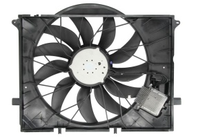 Ventilator radiator (cu carcasa) potrivit MERCEDES S (C215), S (W220), SL (R129), SL (R230) 2.8-6.2 10.98-01.12 - Img 2