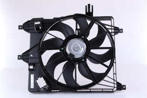 Ventilator radiator (cu carcasa) potrivit RENAULT CLIO II, CLIO II/HATCHBACK, KANGOO, KANGOO BE BOP, KANGOO EXPRESS, KANGOO II, MEGANE I, MEGANE I CLASSIC, MEGANE I COACH 1.0-Electric 08.95- - Img 1