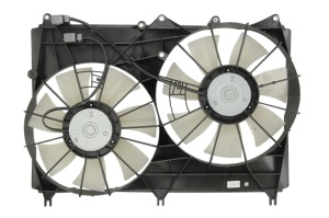 Ventilator radiator (cu carcasa) potrivit SUZUKI GRAND VITARA II 1.9D 10.05-02.15 - Img 2