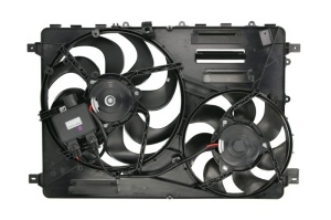 Ventilator radiator (cu carcasa) potrivit VOLVO S60 II, S80 II, V60 I, V60 II, V70 II, V70 III, V70 III/KOMBI, XC60 I, XC60 II, XC70 II 2.0-4.4 05.05-12.21 - Img 2