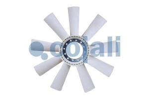 Ventilator radiator (diameter 620mm, numar lame 9) potrivit MERCEDES ACTROS, MK, NG, SK OM356.999-OM541.946 08.73-10.02 - Img 2