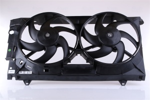 Ventilator radiator Dreapta (cu carcasa) potrivit CITROEN BERLINGO, BERLINGO/MINIVAN, XSARA, XSARA/HATCHBACK, XSARA/KOMBI; PEUGEOT 306, 406, PARTNER, PARTNER/MINIVAN 1.5D-2.0D 05.93-12.15 - Img 3