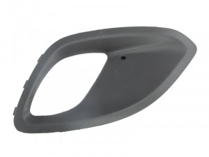 Acoperire bara fata Stanga potrivit KIA PICANTO I, PICANTO II 2004-2017 2011-2015 - (5 usi, cu gauri pentru lampa de ceata, negru)