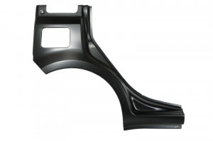 Aripa spate Dreapta cu o parte din pervaz lateral, otel potrivit FIAT PANDA, PANDA/HATCHBACK 2003-2012