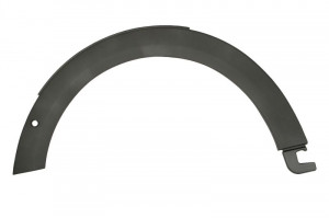 Bandou aripa fata stanga potrivit MINI MINI F55, F56 MINI F57 dupa 2013 - (negru, cu locas senzori parcare)