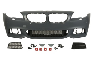 Bara Fata, pachet M, cu grilaje, cu locas spalator faruri, cu locas senzorii parcare, grunduit potrivit BMW 5 F10, 5 F11 2013-2017