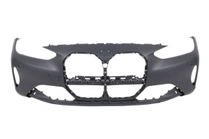 Bara Fata potrivita BMW 4 G22, G23, G82 Coupe dupa 2020 (cu primer cu dop carlig remorcare, cu orificii senzori parcare, gri)