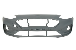Bara protectie fata potrivita Ford FOCUS IV 2018-2021 - grunduita, ST, 2 gauri pentru senzori de parcare