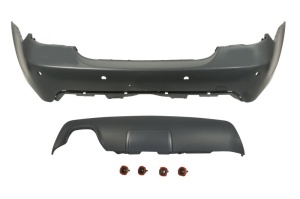 Bara Spate, cu orificiul barei tractare, M-POWER, cu locas senzorii parcare, grunduit potrivit BMW 5 E60 Sedan 2003-2010