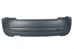 Bara spate locas senzor parcare: 4, cu locas ornament, grunduit potrivit ABARTH 500 / 595 / 695, 500C / 595C / 695C; FIAT 500 2007-2012