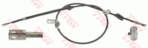 Cablu frana mana Spate Dreapta (1655mm/1469mm, tip frana: disc) potrivit HONDA CIVIC VI; MG MG ZS; ROVER 400, 400 II, 45 I 1.4-2.5 10.92-10.05 - Img 2