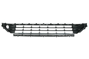Capac bara fata Inferior, cu sipci cromate, negru potrivit VW GOLF ALLTRACK 7, GOLF SPORTSVAN 7, GOLF 7 2014-2021 dupa 2017