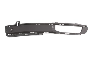 Capac bara fata Stanga Inferior, cu locas lampa ceata, cu locas senzorii parcare, plastic, negru potrivit VW MULTIVAN T6, TRANSPORTER T6 dupa 2015 dupa 2015