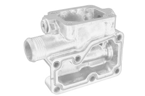 Carcasa termostat potrivit PERKINS potrivit CASE IH C, CX, MX; MASSEY FERGUSON 300, 3000, 4000, 6000 1004-4-G4,0T - Img 2