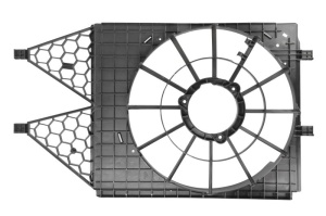 Carcasa ventilator radiator potrivit SEAT IBIZA IV, IBIZA IV SC, IBIZA IV ST; SKODA FABIA II, ROOMSTER; VW POLO V 1.2-1.6LPG 09.06-05.15 - Img 1