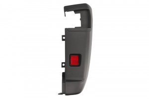 Colt bara protectie Spate Dreapta cu reflector; unghiul deschidere a usii 270, negru, TUV potrivit CITROEN JUMPER I, JUMPER II; FIAT DUCATO; PEUGEOT BOXER 2006-2014