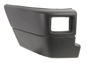 Colt bara protectie Spate Stanga cu gaura lampa ceata, negru potrivit VW TRANSPORTER T4 pana in 1996
