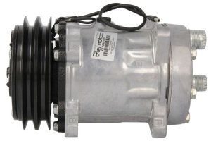 Compresor climatizare (R134a) potrivit CASE IH 436, 446, 525; DEUTZ FAHR 29.6, 29.6 LP, 35.7, 40.8, 40.9; LAMBORGHINI R 8.265; NEW HOLLAND FX300, FX375, FX450, TC52, TC54, TC56, 62, 63, 64, 65 - Img 1