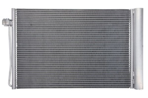 Condensator climatizare (cu uscator) potrivit BMW 5 (E60), 5 (E61), 6 (E63), 6 (E64), 7 (E65, E66, E67) 2.0-6.0 07.01-12.10 - Img 1