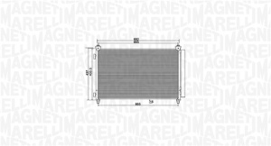 Condensator climatizare (cu uscator) potrivit MAZDA CX-9 3.7 01.07- - Img 1