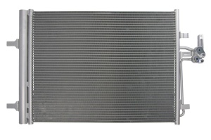Condensator climatizare (cu uscator) potrivit VOLVO S60 II, S80 II, V40, V60 I, V70 III, V70 III/KOMBI, XC60 I, XC70 II; FORD GALAXY II, GALAXY MK II, MONDEO IV, MONDEO V, S-MAX 1.5-4.4 03.06- - Img 1