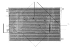 Condensator climatizare potrivit RENAULT GRAND SCENIC II, MEGANE II, SCENIC II 1.9D/2.0D 11.02- - Img 2