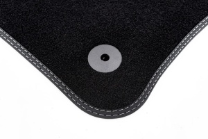 Covoras podea cauciuc CUSTO POL Velours, 4 buc, fata/spate, set, culoare negru, potrivit JAGUAR F-PACE 09.15- - Img 3