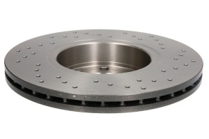 Disc frana BREMBO Xtra, 1 buc., Drilled, fata ; stanga/dreapta, diametru exterior 260 mm, grosime 22 mm, potrivit ALFA ROMEO GIULIA; DACIA LOGAN, LOGAN EXPRESS, LOGAN MCV; LADA LARGUS 0.9-2.0 11.02- - Img 2