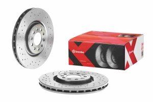 Disc frana BREMBO Xtra, 1buc fata stanga/dreapta, diametru iesire 330 mm, grosime 28 mm, potrivit ALFA ROMEO 159, BRERA, GIULIETTA, GIULIETTA/HATCHBACK, SPIDER; JEEP CHEROKEE 1.4-3.2 09.05- - Img 4