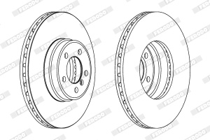 Disc frana Fata Dreapta/Stanga potrivit LAND ROVER RANGE ROVER III 3.0D/4.4 03.02-08.12 - Img 3
