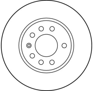 Disc frana Fata Dreapta/Stanga potrivit OPEL CALIBRA A, VECTRA A; SAAB 900 II 2.0/2.3/2.5 08.91-02.98 - Img 4