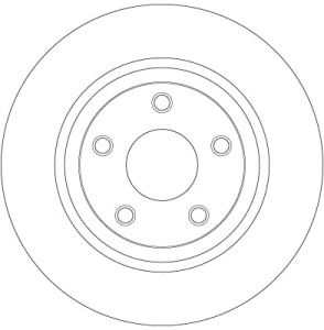 Disc frana Spate Dreapta/Stanga potrivit DODGE DURANGO; JEEP GRAND CHEROKEE, GRAND CHEROKEE IV 3.0D-6.4 11.10- - Img 4