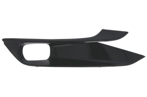 Element bara fata dreapta potrivit TOYOTA SIENNA dupa 2020 - (cu găuri proiector ceață, plastic, negru lucios)