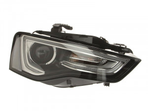 Far Dreapta (bi-xenon, D3S/LED, electric, cu motor, culoare insertie: negru) potrivit AUDI A5 01.06-10.11 - Img 1