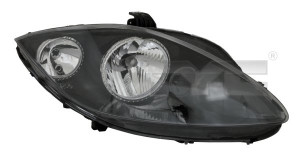 Far Dreapta (H1/H7, electric, cu motor, culoare insertie: negru) potrivit SEAT ALTEA, ALTEA XL, LEON, TOLEDO III