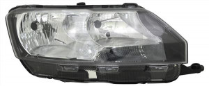 Far Dreapta (H15/H7, electric, cu motor, culoare insertie: cromat) potrivit SKODA RAPID - Img 3