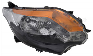 Far Dreapta (H4, electric, cu motor, culoare insertie: negru) potrivit FIAT FULLBACK; MITSUBISHI L200 / TRITON dupa 2015