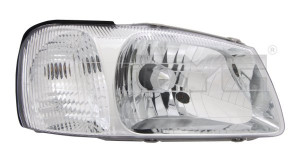 Far Dreapta (H4, electric, fara motoras) potrivit HYUNDAI ACCENT II 2000-2003