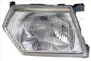 Far Dreapta (H4, mecanic, culoare insertie: cromat) potrivit NISSAN PATROL GR IV, PATROL GR V - Img 3