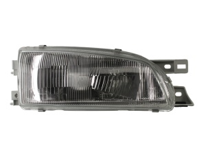 Far Dreapta (H4, mecanic, fara motoras, culoare insert: argintiu) potrivit SUBARU IMPREZA