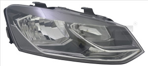 Far Dreapta (H7/H7, electric, cu motor, culoare semnalizator: transparent) potrivit VW POLO, POLO IV, POLO V