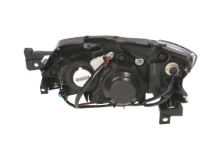 Far Dreapta (H7/HB3, electric, fara motoras, culoare insert: gri, culoare semnalizator: galben) potrivit SUBARU IMPREZA - Img 2