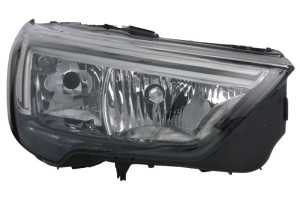 Far dreapta (H7/LED/PSY24W, cu motor) potrivit OPEL CROSSLAND X 2017-2020