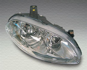 Far Dreapta (halogen, H1/H7/PY21W/W5W, electric, cu motor, culoare insertie: cromat) potrivit FIAT CROMA -11.07 - Img 1