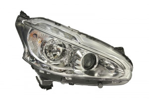Far Dreapta (halogen, H1/H7/W5W, electric, fara motoras, culoare semnalizator: transparent) potrivit PEUGEOT 208 I, 208/HATCHBACK -06.15 - Img 1