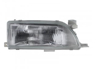 Far Dreapta (halogen, H4, mecanic, fara motoras) potrivit TOYOTA COROLLA 1991-1999