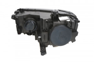 Far Dreapta (halogen, H7/H7/PW24W, electric, cu motor, bec, culoare semnalizator: portocaliu) potrivit VW TIGUAN - Img 1