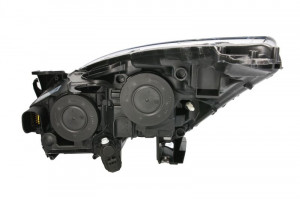 Far Dreapta (halogen, H9, electric, cu motor, culoare insertie: gri, culoare semnalizator: transparent) potrivit PEUGEOT 3008 -09.13 - Img 2